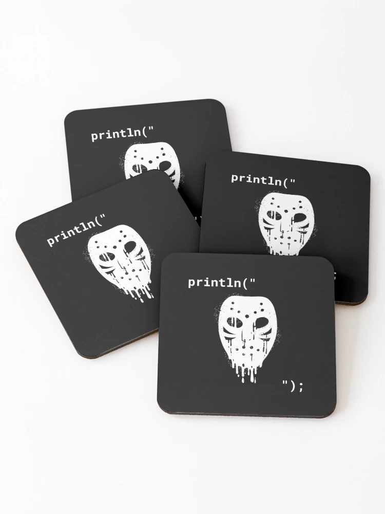 Thumbnail 1 of 5, Coasters (Set of 4), Computer Geek Friday 13th designed and sold by ComputerGeeksTs.