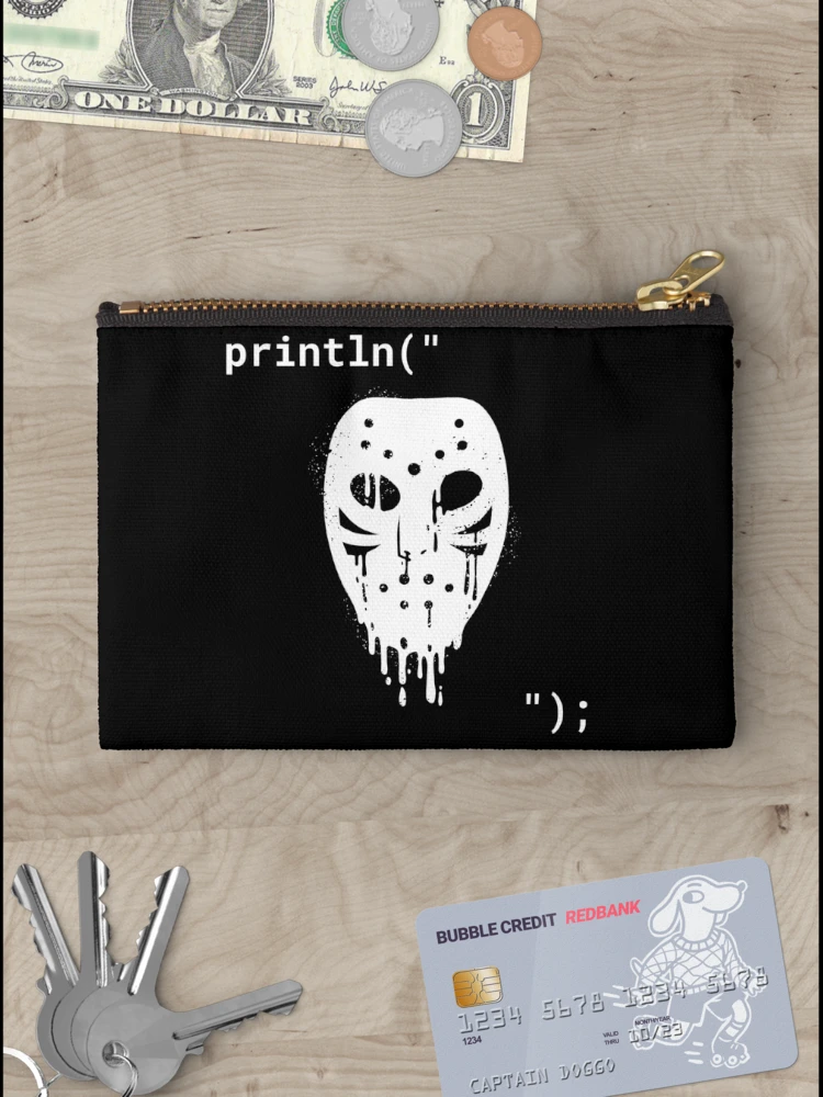 Thumbnail 3 of 4, Zipper Pouch, Computer Geek Friday 13th designed and sold by ComputerGeeksTs.