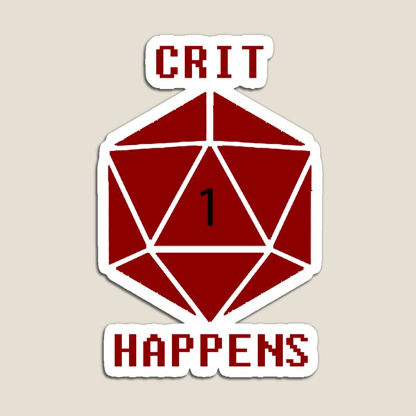 CRIT Happens (Red) Magnet