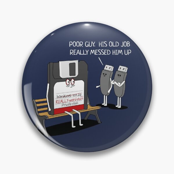 Item preview, The Thousand Yard Floppy Funny Computer Geek designed and sold by Nerd Shizzle.