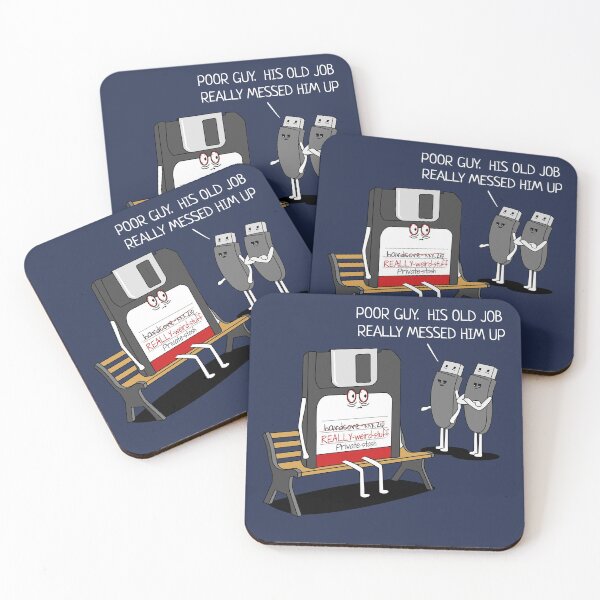 Item preview, The Thousand Yard Floppy Funny Computer Geek designed and sold by Nerd Shizzle.