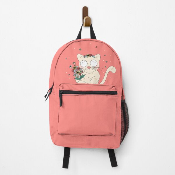 Item preview, Cat with flowers designed and sold by callapalustris.