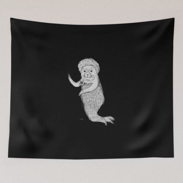 Item preview, Seal The Jazz Singer Sticker designed and sold by hisarir.