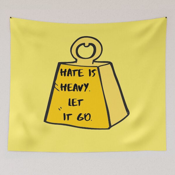 Item preview, Hate is heavy Let it go designed and sold by Boleirov.