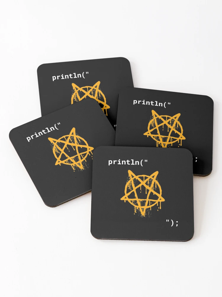 Thumbnail 1 of 5, Coasters (Set of 4), Computer Geek Evil designed and sold by ComputerGeeksTs.