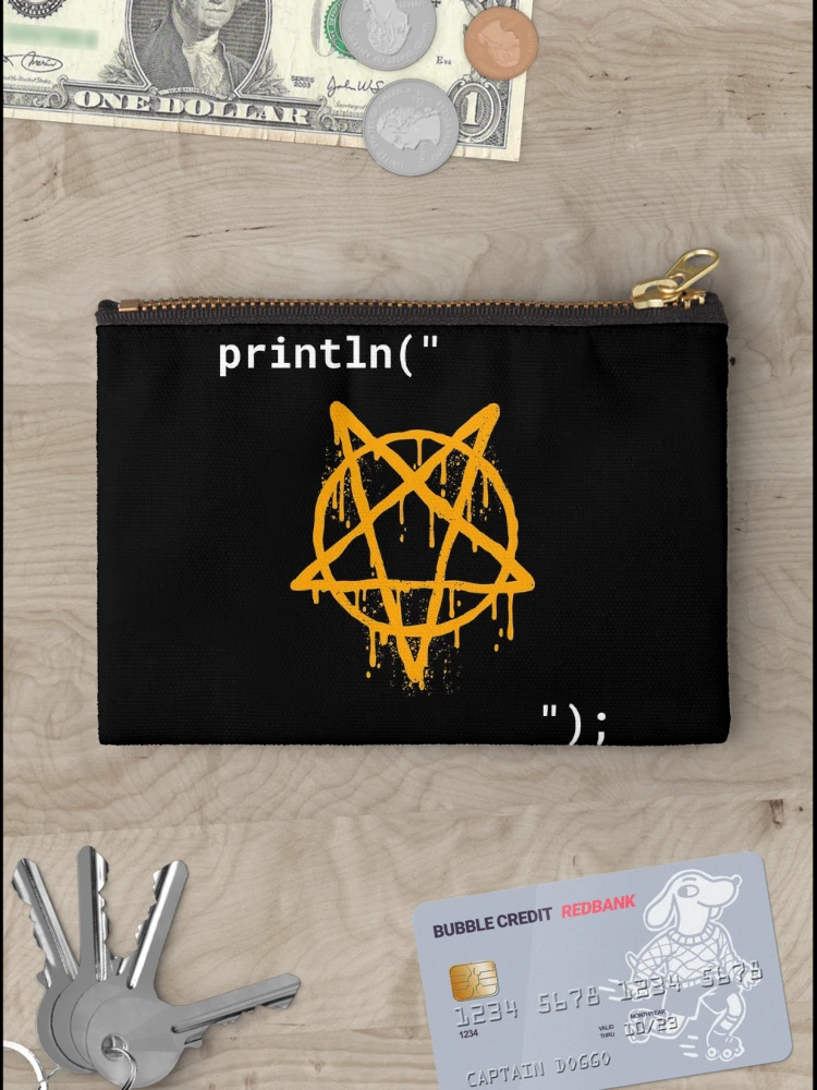 Thumbnail 3 of 4, Zipper Pouch, Computer Geek Evil designed and sold by ComputerGeeksTs.