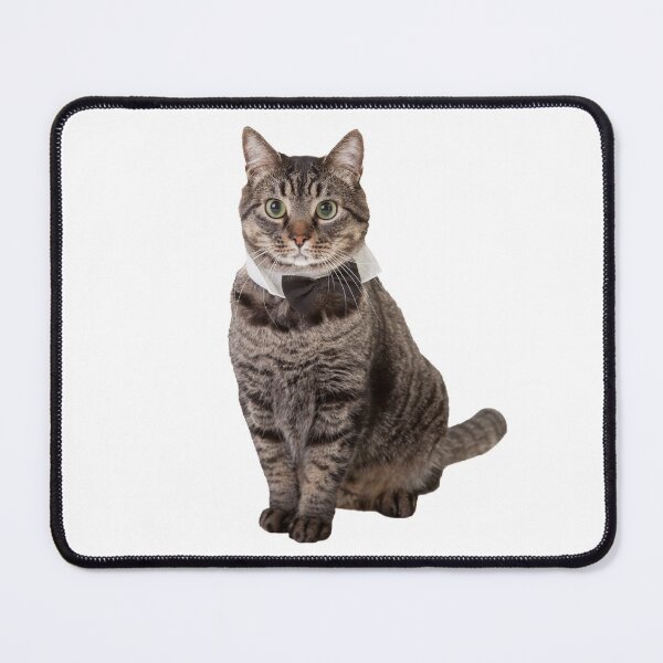 Item preview, Cute Tabby Cat Wearing Bowtie designed and sold by Leslie Banks.