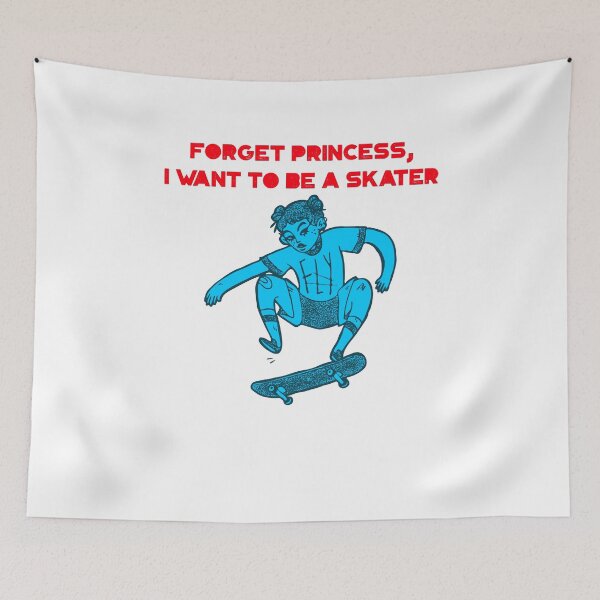Item preview, Forget princess, I want to be a skater designed and sold by Mechanical-Artt.