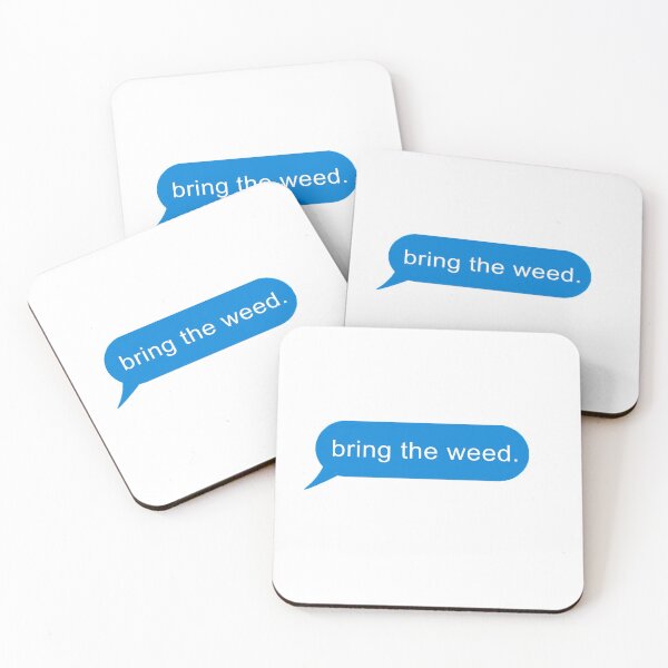Item preview, Bring the weed - message sticker designed and sold by Cloud7Stickers ..