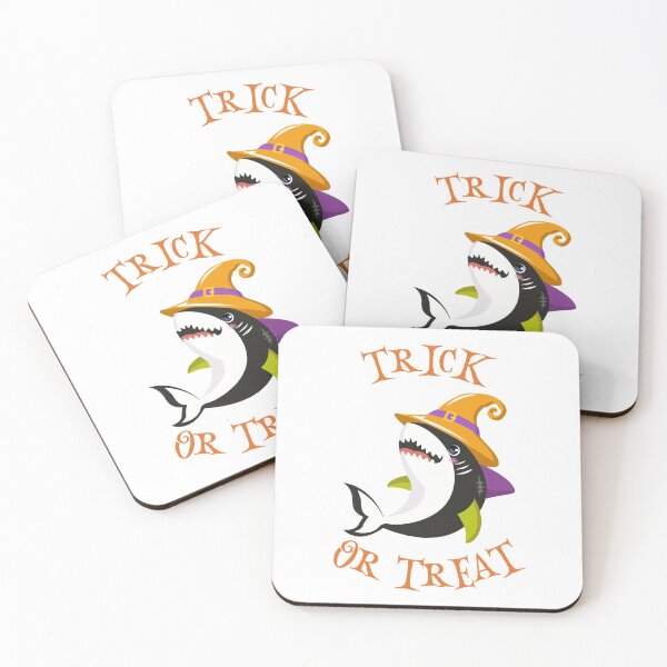 Item preview, Trick Or Treat - Halloween Shark designed and sold by PinkPerfect.