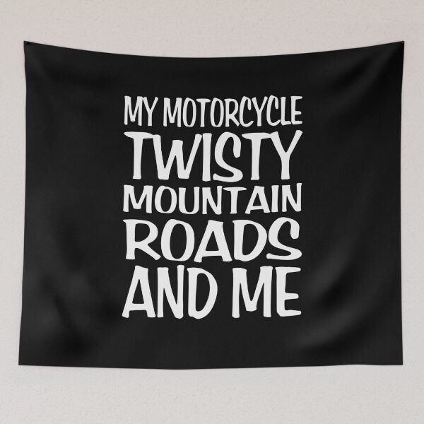 Item preview, MY MOTORCYCLE, TWISTY MOUNTAIN ROADS and ME designed and sold by eleven3Oone.