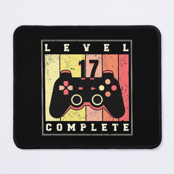 Item preview, Level 17 Complete Birthday For Gamer Turning 18 Years Old designed and sold by liftdesign.
