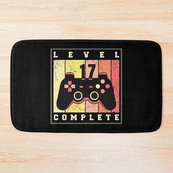 Item preview, Level 17 Complete Birthday For Gamer Turning 18 Years Old designed and sold by liftdesign.