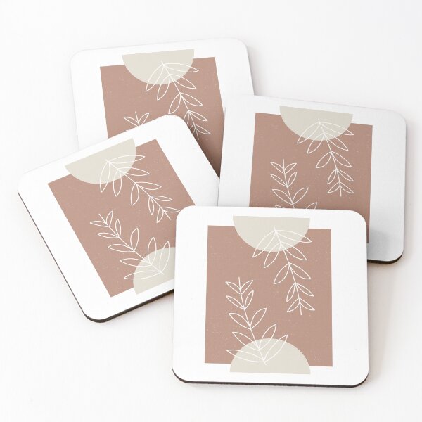 Item preview, Minimalist Organic Leaf Print designed and sold by ELoganDesigns.