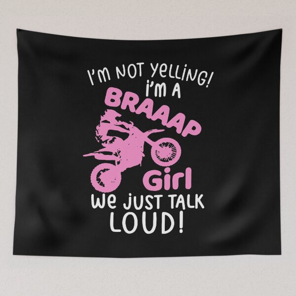 Item preview, I'M Not Yelling I'M A Braaap Girl We Just Loud designed and sold by Robertsone3.