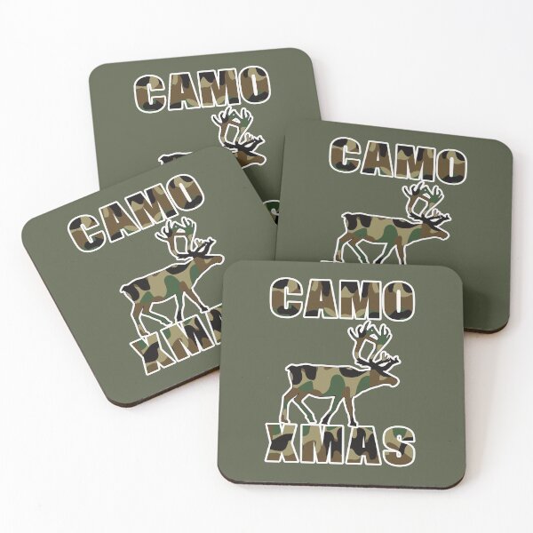 Item preview, Camo Xmas Camouflage Reindeer designed and sold by MimsTees.