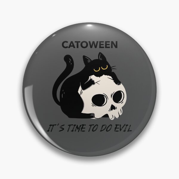 Item preview, Catoween Its Time To Do Evil designed and sold by Anuragwk.