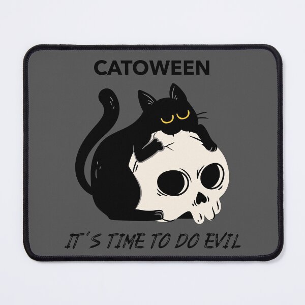 Item preview, Catoween Its Time To Do Evil designed and sold by Anuragwk.