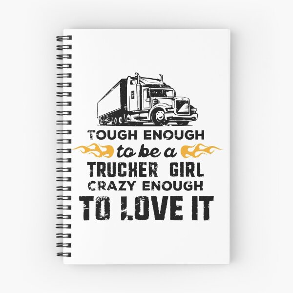 Item preview, Trucker Girl: tough enough, crazy enough to love it designed and sold by nektarinchen.