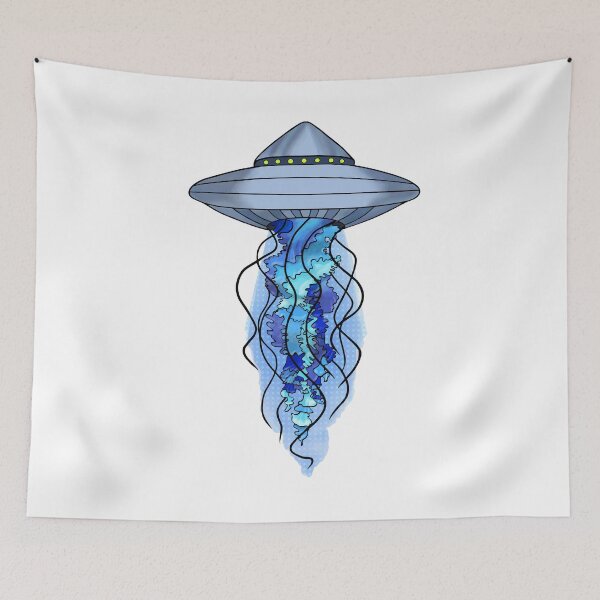 Item preview,  UFO Jellyfish Full Colour  designed and sold by Ciara Shortall.