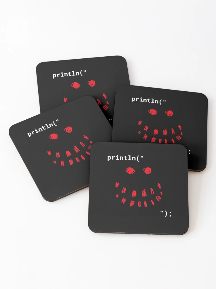 Thumbnail 1 of 5, Coasters (Set of 4), Computer Geek "Be Happy" designed and sold by ComputerGeeksTs.