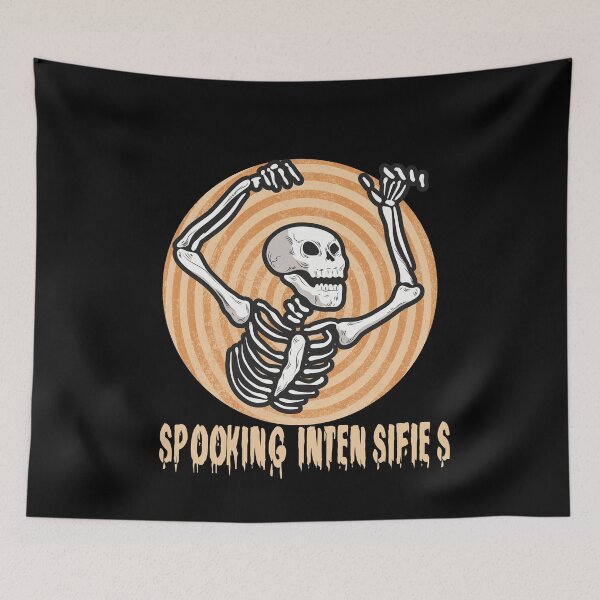 Item preview, Spooky Meme Spooking Intensifies Skeleton Meme Funny Skull designed and sold by Kribis.