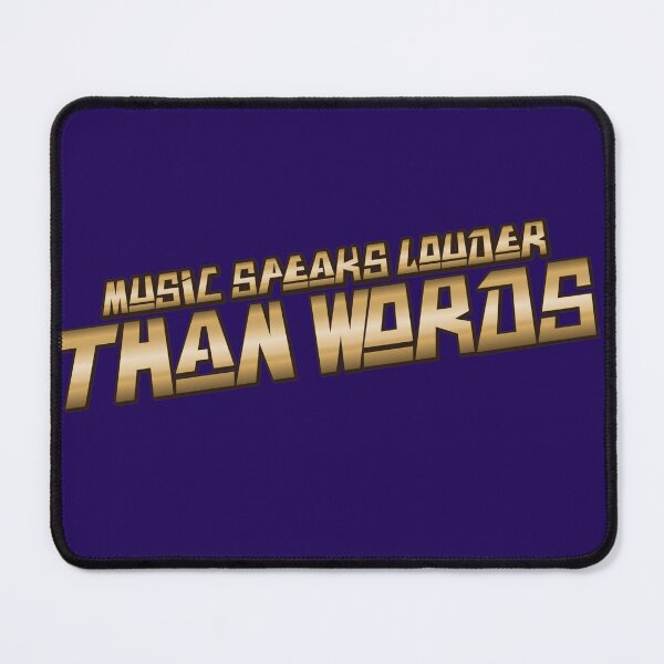 Item preview, Music Speaks Louder Than Words designed and sold by retro87tee.