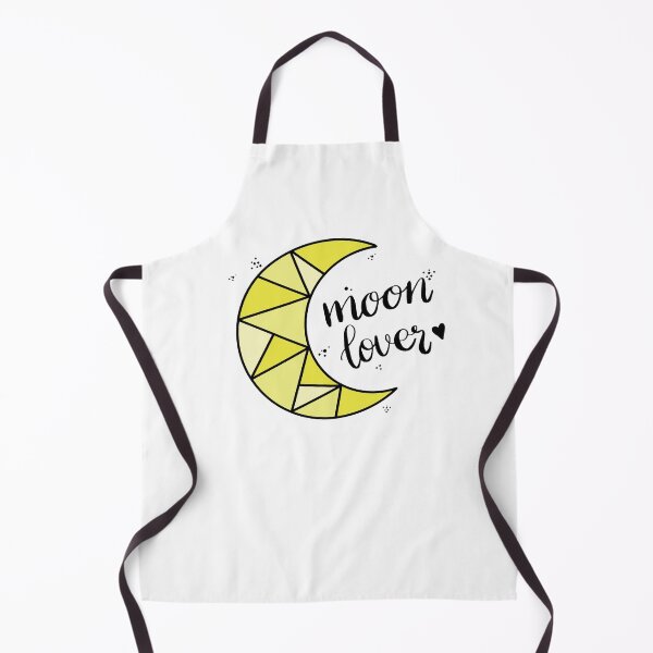 Item preview, Yellow Geometric Moon Lover Hand Lettering designed and sold by ContempoCrystal.