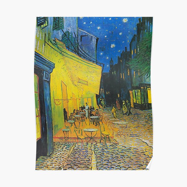 Vincent van Gogh Cafe Terrace 1888 Poster