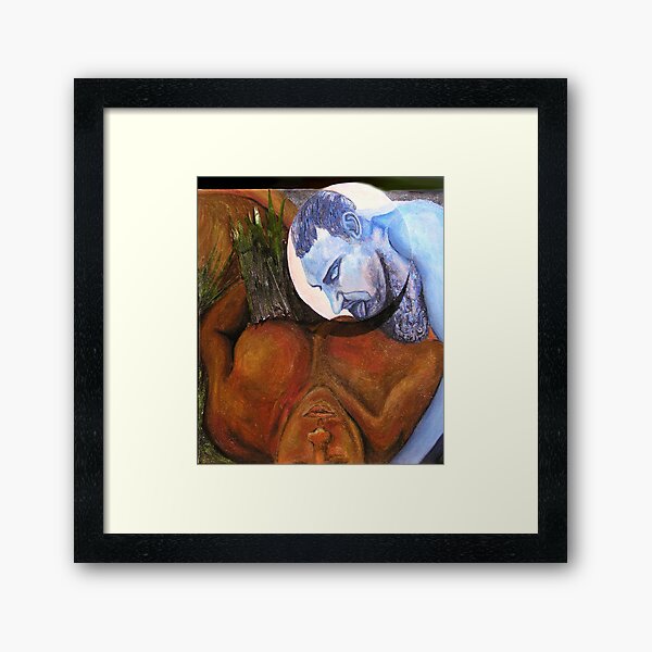 Drawing Down the Man in the Moon Framed Art Print