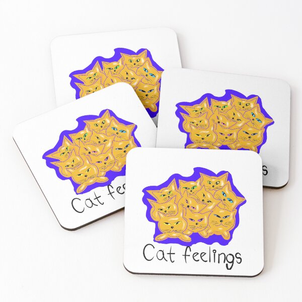 Item preview, orange Cat feelings  designed and sold by ernesleon321.