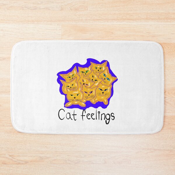 Item preview, orange Cat feelings  designed and sold by ernesleon321.