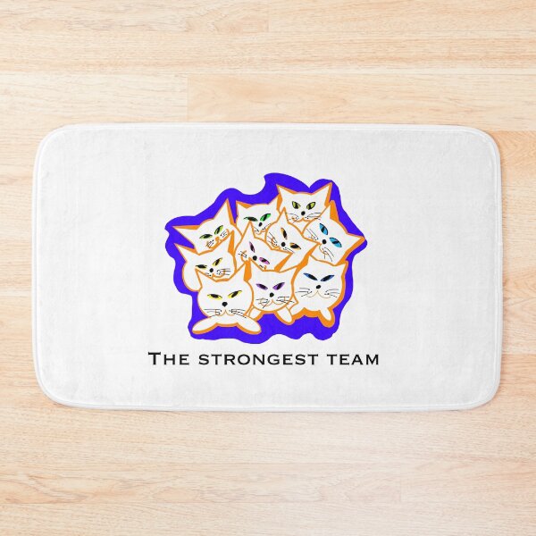 Item preview, Cute strongest team cat designed and sold by ernesleon321.