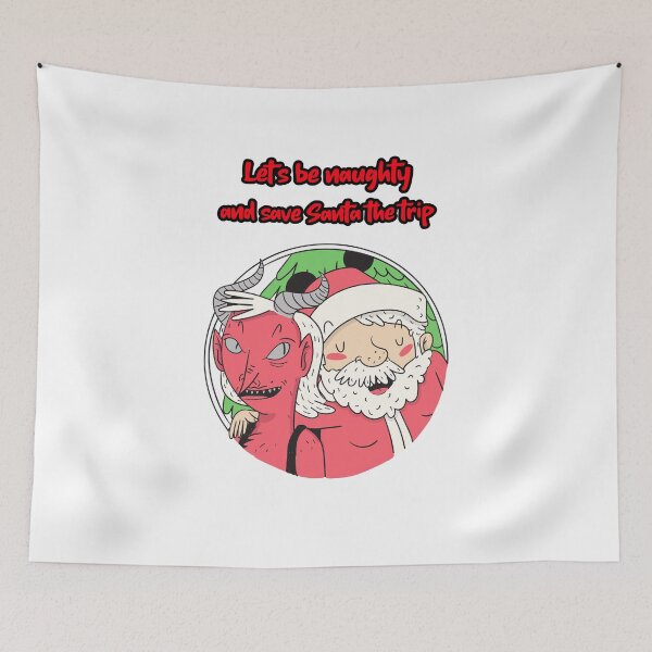 Item preview, Let's be naughty and save Santa the trip designed and sold by Mechanical-Artt.