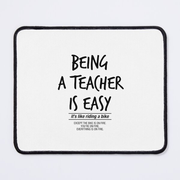 Item preview, being a teacher is easy designed and sold by quyenthoai.