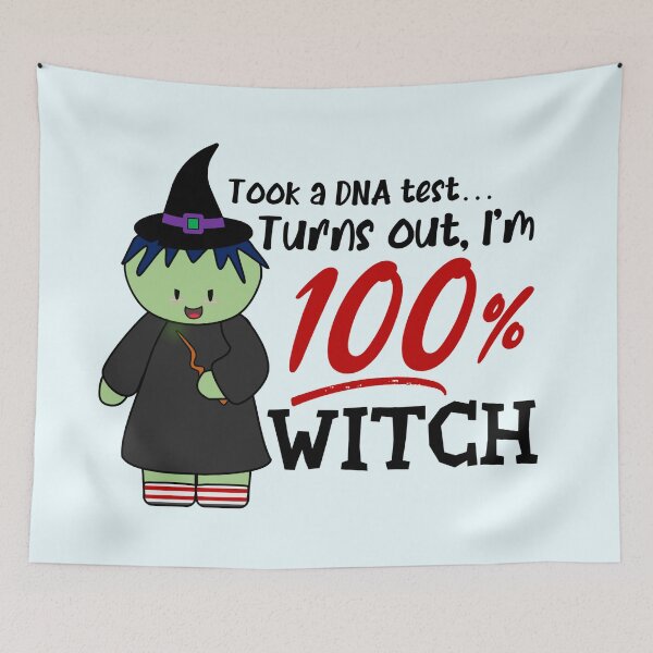 Item preview, Took A DNA Test; Turns Out I'm 100% Witch | Halloween Witches (Light) designed and sold by the-krisney-way.