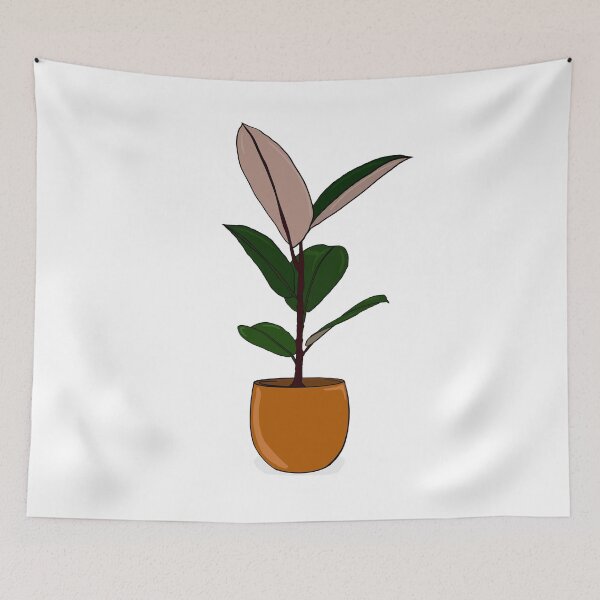 Item preview, Rubber plant  designed and sold by ArtSCPdesign.