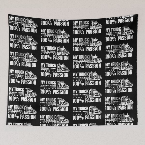 Item preview, Trucker: I run on 100% Passion! designed and sold by nektarinchen.