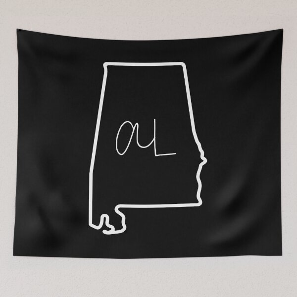 Item preview, State of Alabama AL Abbreviation Outline designed and sold by Hpabedi.