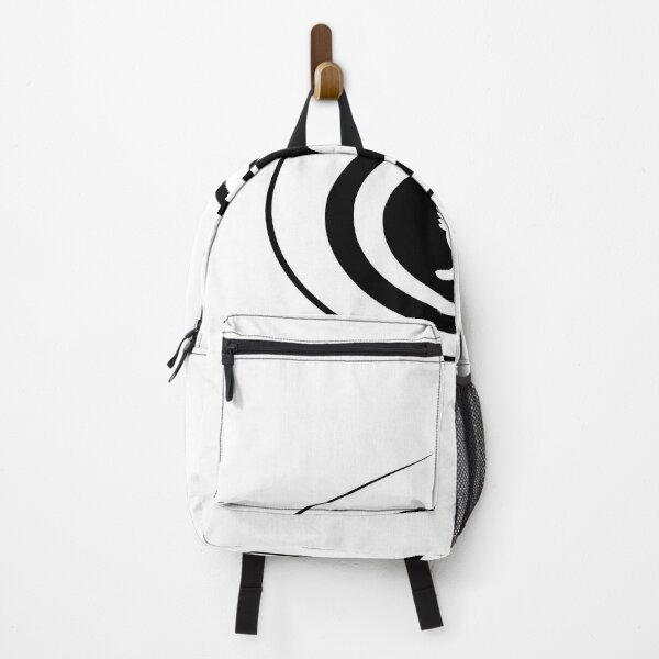 Item preview, abstract illustration of a black whirlwind and a bird on a white background designed and sold by vilma3000.