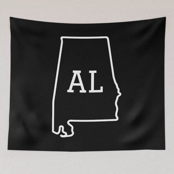 Item preview, State of Alabama AL Abbreviation Outline designed and sold by Hpabedi.