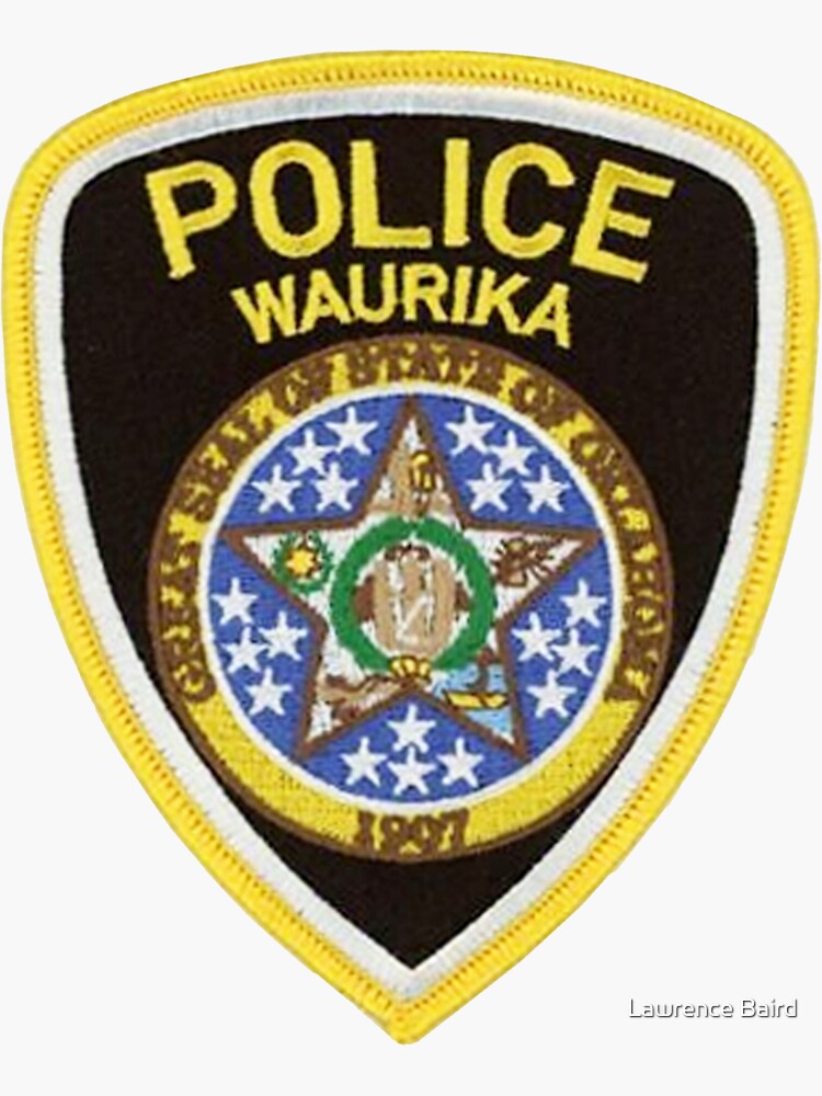 "Waurika Oklahoma Police Department" Sticker for Sale by lawrencebaird