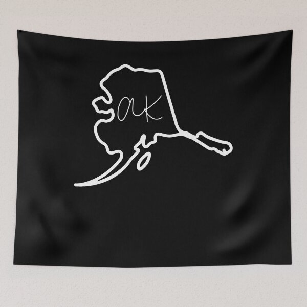 Item preview, State of Alaska AK Abbreviation Outline designed and sold by Hpabedi.