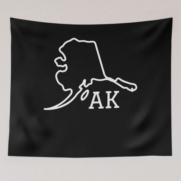 Item preview, State of Alaska AK Abbreviation Outline designed and sold by Hpabedi.