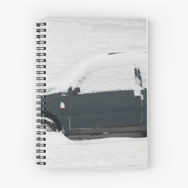 Item preview, small car covered with snow designed and sold by mrivserg.