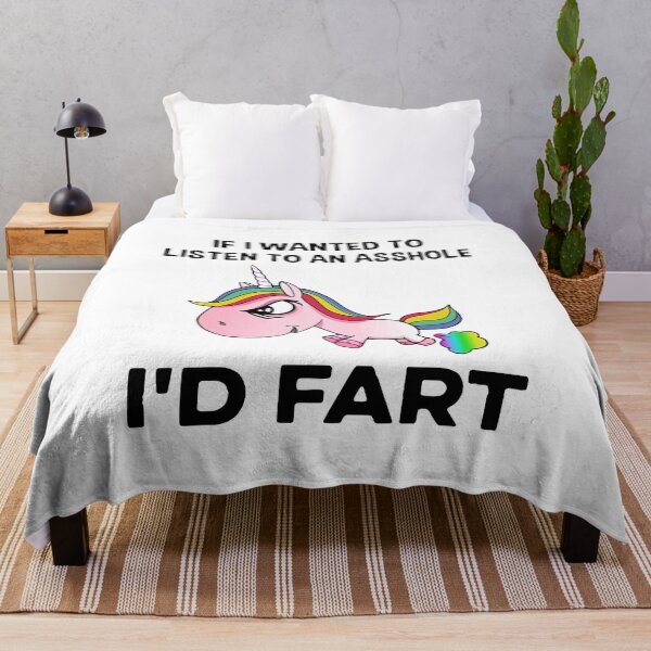 Item preview, Unicorn If I Wanted To Listen To Asshole I'D Fart designed and sold by Robertsone3.