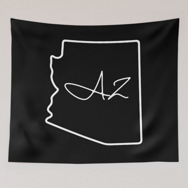 Item preview, State of Arizona AZ Abbreviation Outline designed and sold by Hpabedi.