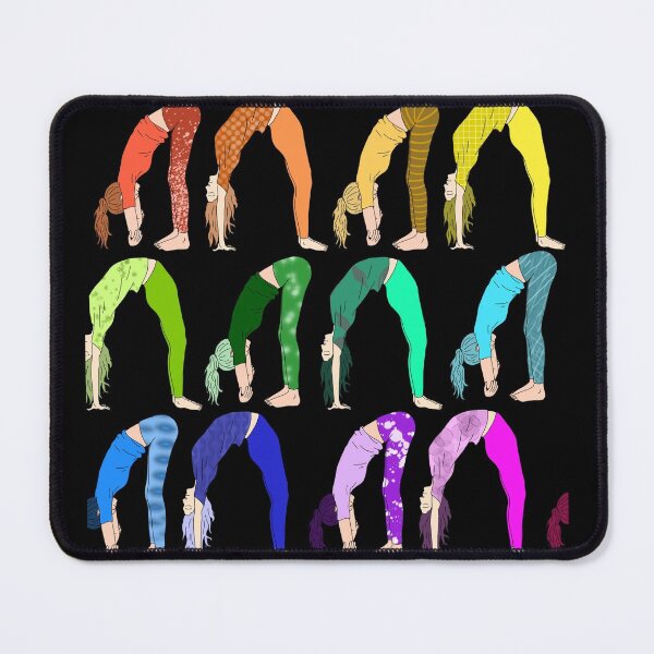 Yoga Girls Mouse Pad