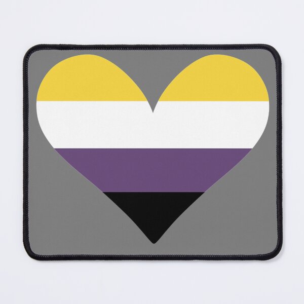 Item preview, Nonbinary Pride Love Heart designed and sold by pipeswitz.
