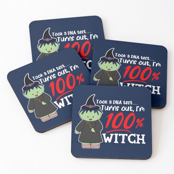 Item preview, Took A DNA Test; Turns Out I'm 100% Witch | Halloween Witches (Dark) designed and sold by the-krisney-way.